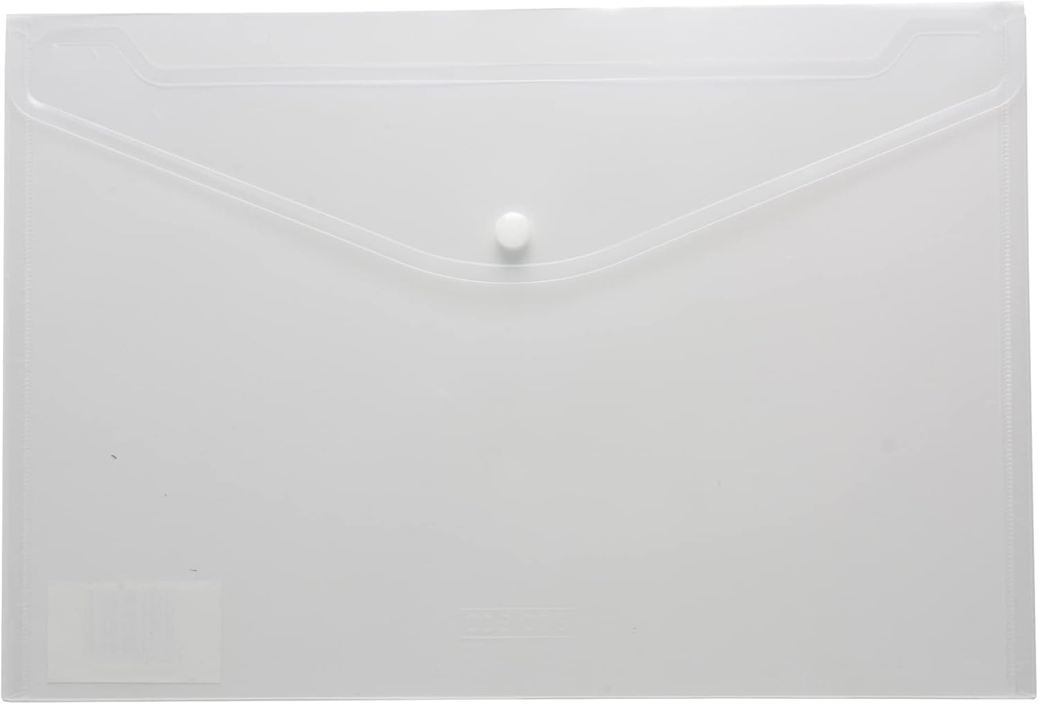 eco eco a7 95% recycled clear press stud popper wallet, plastic folders (pack of 5), eco154 eco eco a7 95% recycled clear press stud popper wallet, plastic folders (pack of 5), eco154