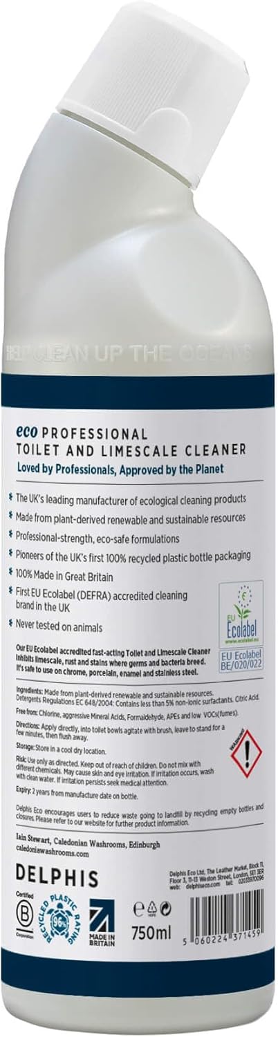 delphis eco toilet & limescale cleaner 750ml | eco friendly | toilet cleaner limescale remover | safe for septic tanks delphis eco toilet & limescale cleaner 750ml | eco friendly | toilet cleaner limescale remover | safe for septic tanks