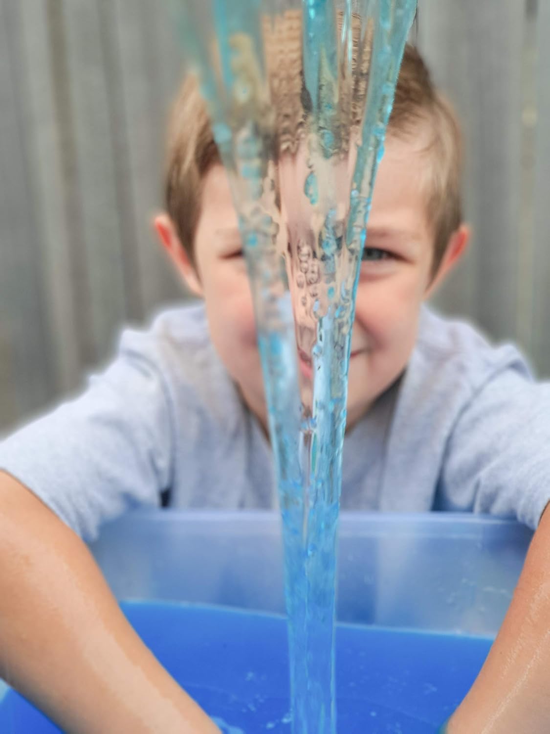 zimpli eco slime baff blue, 1 bath or 4 play uses, magically turns water into gooey, colourful slime, sustainable, recyclable eco friendly toy, slime making kit zimpli eco slime baff blue, 1 bath or 4 play uses, magically turns water into gooey, colourful slime, sustainable, recyclable eco friendly toy, slime making kit