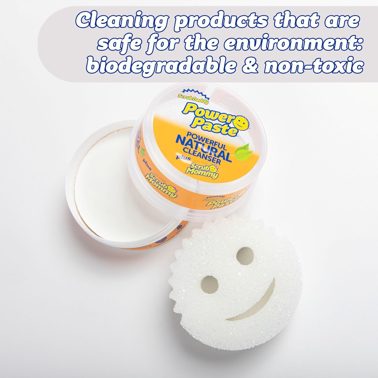 scrub daddy power paste multi purpose cleaner oven cleaner heavy duty cleaning products for cooker, air fryer & induction hob, sink cleaner for bath & shower screen, kit with scrub mommy sponge scrub daddy power paste multi purpose cleaner oven cleaner heavy duty cleaning products for cooker, air fryer & induction hob, sink cleaner for bath & shower screen, kit with scrub mommy sponge